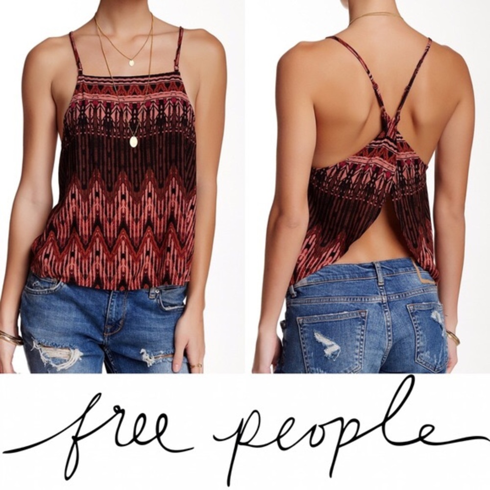 Free People Sundazed Criss-Cross Top
